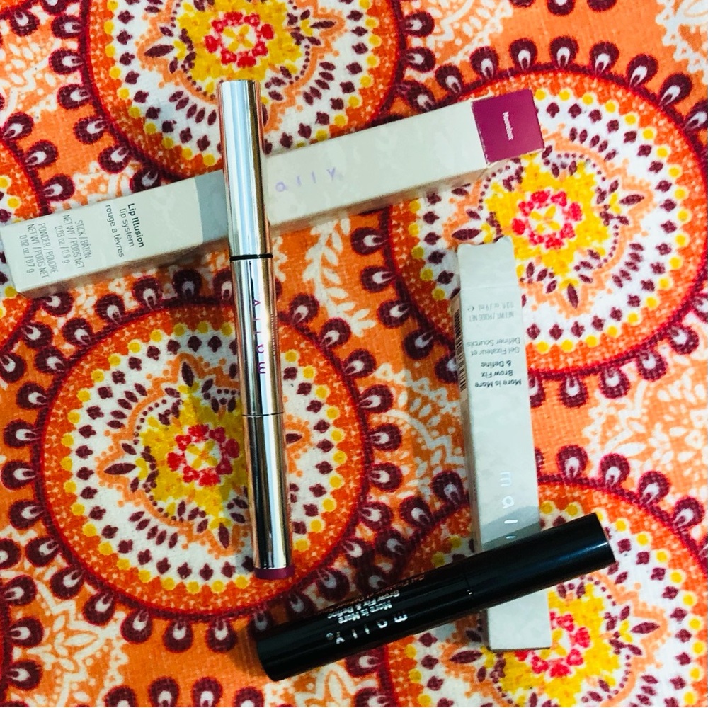 Bundle Mally Lip Illusion Lip System 0.03oz/more is moreBrown Fix &Define 0.3